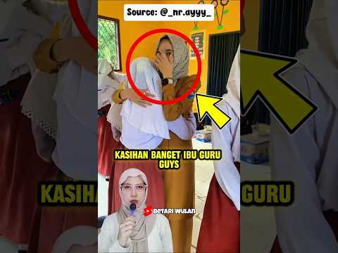 Viral‼️Ibu guru menangis karena harus berpisah sama muridnya 🥺