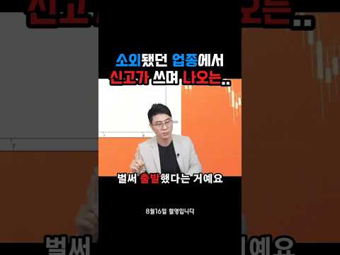 소외됐던 업종에서 신고가 쓰며 나오는 종목들