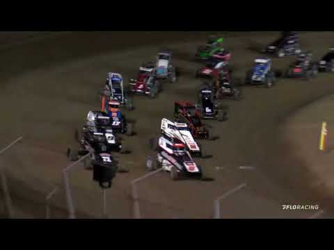 HIGHLIGHTS: USAC Western States Midgets | Merced Speedway | 4/23/2022 - dirt track racing video image