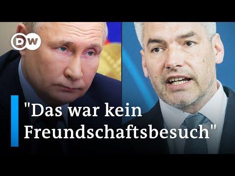 Krieg in der Ukraine: Nehammer pessimistisch nach Treffen mit Putin | DW Nachrichten