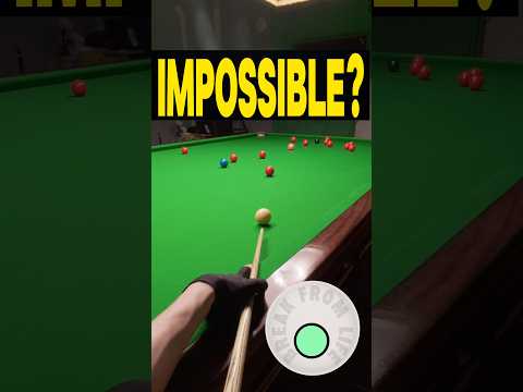 Snooker Practice Break Impossible Unless 🧐 GoPro Headcam POV