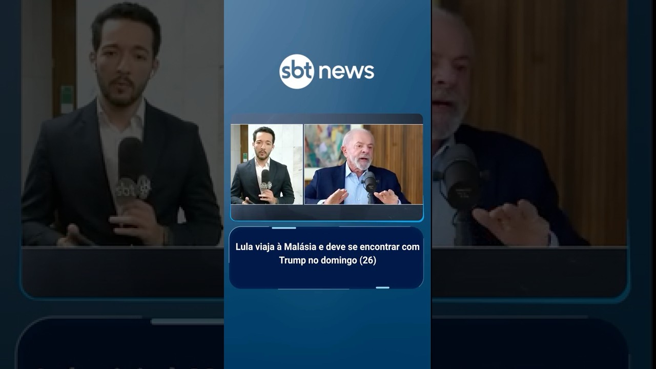 Lula viaja à Malásia e deve se encontrar com Trump no domingo 26 | SBT News
