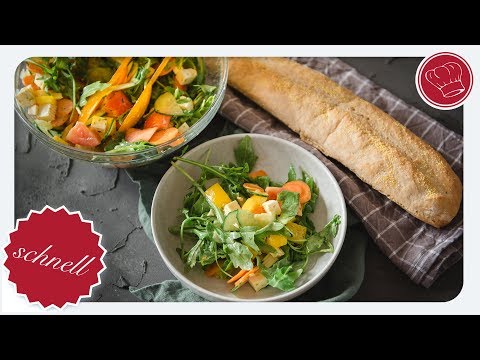 Rucolasalat mit Balsamico-Dressing, perfekt zum Grillen, Thermomix-Rezept | elegant-kochen.de