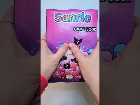 Sanrio Blindbag Game Book 산리오 블라인드백 게임북 Cinnamoroll Kuromi Hello Kitty papercraft asmr #sanrio #asmr