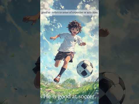 Prepositions: “good at vs. good with” #preposition #grammar #english #education #esl #phrases #like