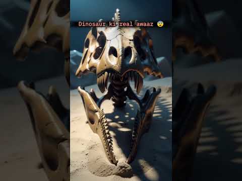 Dinosaur ki asli awaaz 😨l डायनासोर की आवाज कैसी होगी l #factsinhindi #dinosaur