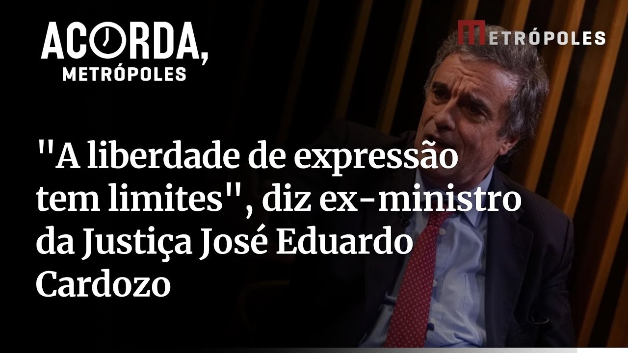 A liberdade de expressão tem limites diz ex ministro da Justiça José Eduardo Cardozo