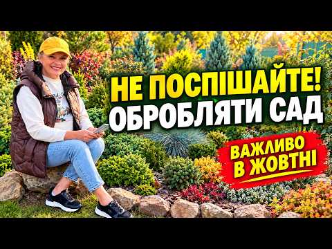 НЕ поспішайте обробляти сад восени! Що важливо зробити в жовтні ,а що в листопаді.