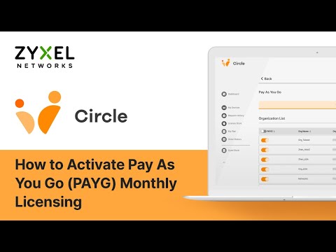 Zyxel Circle: Flexible Monthly Licensing with Pay As You Go (PAYG)