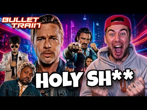 BULLET TRAIN (2022) was the CRAZIEST Movie I’ve ever seen 😭 *FIRST TIME REACTION*
