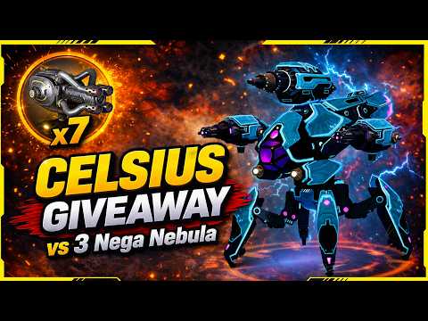 🎁 Win 7x Celsius ! Trio Arab vs Trio NegaNebula - 22,900,000 dmg | War Robots  #WRWinCelsius