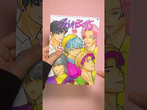 Saja Boys Blind bag 사자 보이즈 블라인드백 #kpop #papercraft #diy #sajaboys #종이놀이 #사자보이즈