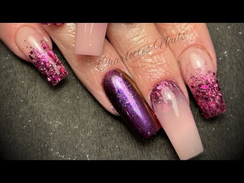 ACRYLIC NAILS - autumn design set