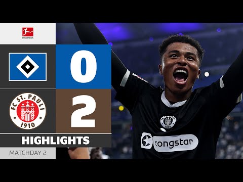 St. Pauli Dominate Hamburg-DERBY!  | HAMBURGER SV - ST. PAULI | Highlights | Matchday 2 – Bundesliga