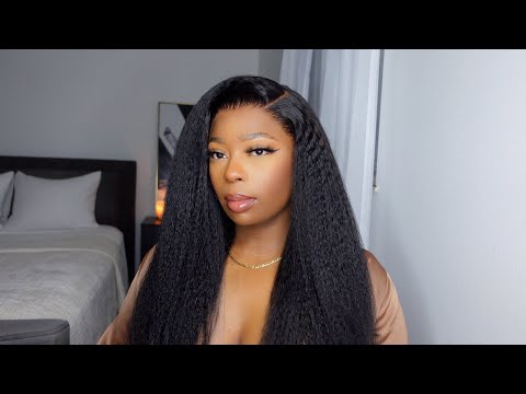 The BEST Natural Kinky Straight Undetectable Invisible Lace Wig ft Luvme Hair