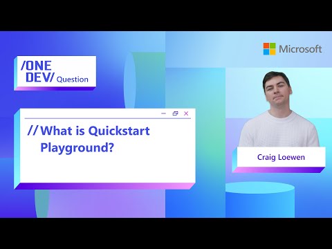 What is Quickstart Playground?