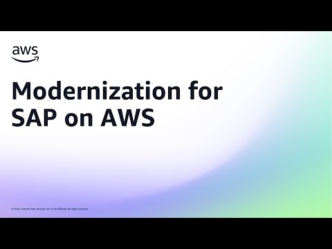 Modernization for SAP on AWS | Amazon Web Services