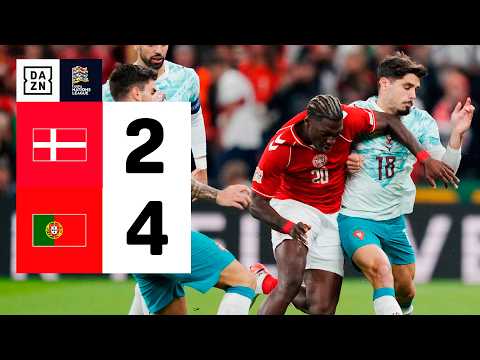 Dinamarca vs Portugal (2-4) | Resumen y goles | UEFA Nations League