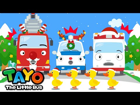 BEST?Five Little Ducks on Christmas + More | Christmas Songs for Kids | Tayo the Little Bus