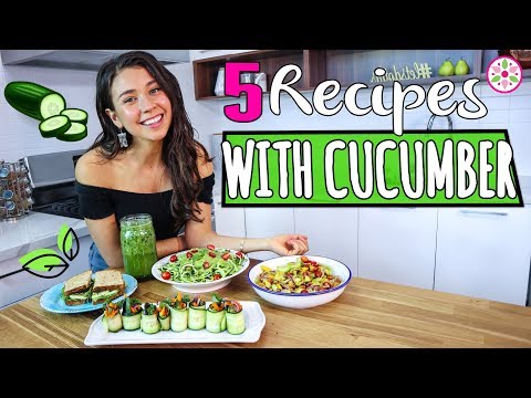 5 RECIPES WITH CUCUMBER TO BURN FAT!  - UCZMX5mnCXg8xfULwZBGedjA