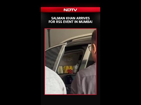 Salman Khan Arrives For RSS Event In Mumbai