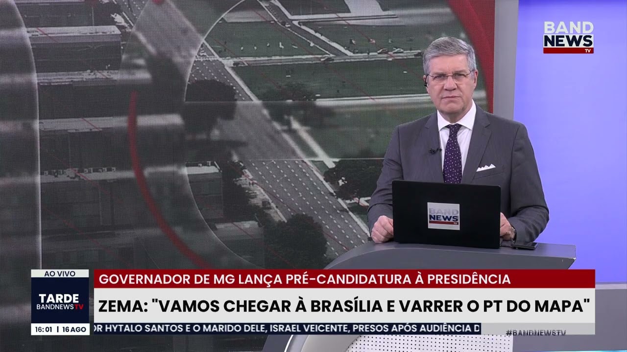 Governador de Minas Gerais Romeu Zema afirma que será candidato