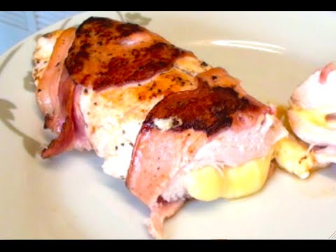 CHEESE STUFFED CHICKEN AND BACON RECIPE - UCGXHiIMcPZ9IQNwmJOv12dQ