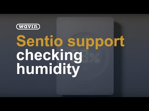 Sentio Support -  how to check humidity percentage in the room