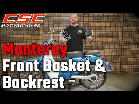 How to Install a Backrest and a Front Rack with Basket on Your CSC Monterey Electric Scooter