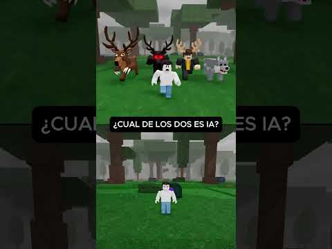 😂ADIVINA CUAL DE LOS 2 ES IA? #roblox