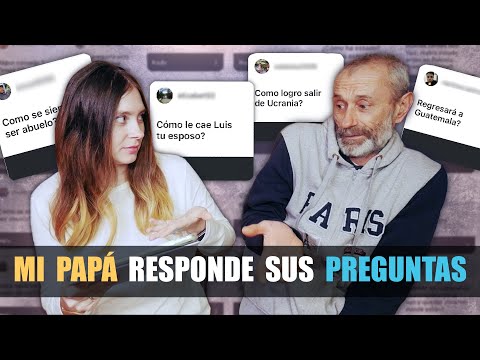 ¿Quiere ir a Guatemala? ¿Cómo le cae mi esposo? ¿Cómo es ser abuelo de un guatemalteco?