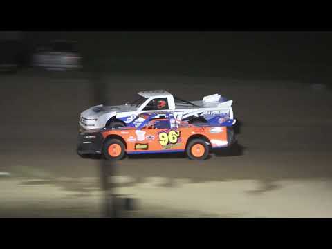 Pro Truck A-Feature at Crystal Motor Speedway, Michigan on 06-11-2022!! - dirt track racing video image