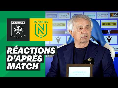 🎥🎙️ [J29] AJ Auxerre - FC Nantes : la réaction de Vahid Halilhodzic