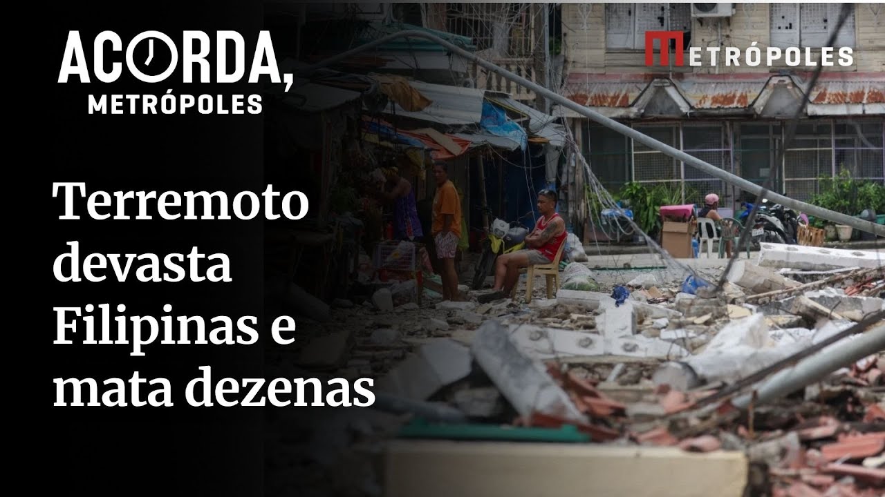 Terremoto atinge as Filipinas e deixa dezenas de mortos
