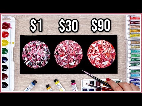 CHEAP vs EXPENSIVE Art Supplies - Does The Price Really Matter? Testing Watercolor Paint & Paper!
