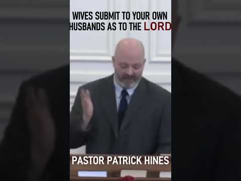 Wives Submit to Your Own Husbands as to the Lord - Pastor Patrick Hines Christian Sermon #shorts