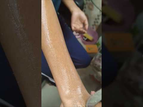 Gel Hand Waxing ❤️😍🙌😊 #youtubeshorts #shorts #gelwax #handwaxing