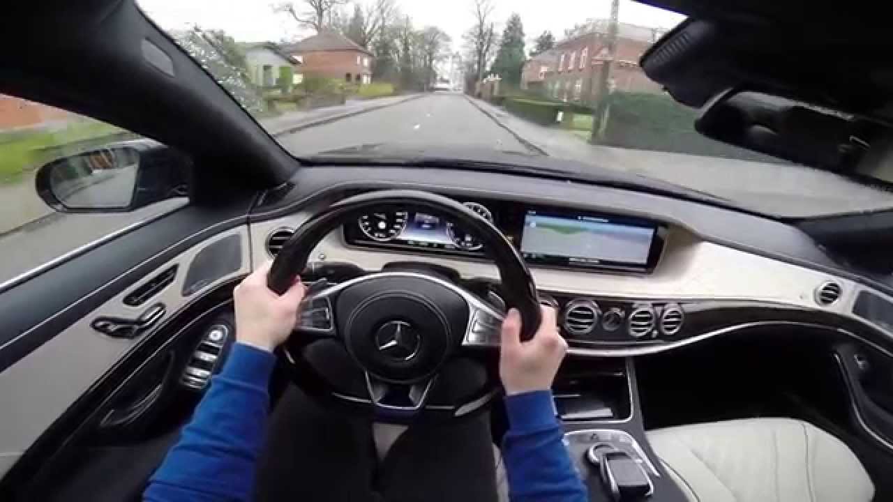 Mercedes S-Class S500 L Plug-In Hybrid 2014 POV test drive GoPro | f Sns-Brigh10