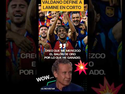 💥VALDANO DEFINE A LAMINE <strong>EN</strong> 10 SEGUNDOS… Y DA <strong>EN</strong> EL CLAVO 🎯🔥 #balondeoro #shorts