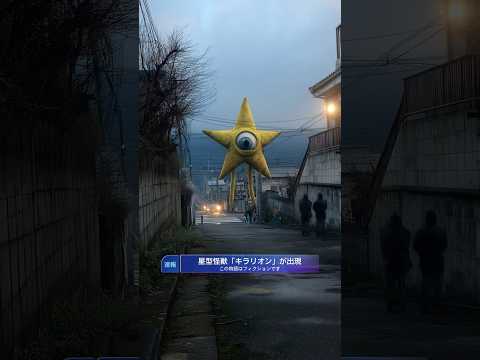 星型怪獣「キラリオン」が出現 #怪獣 #スター #星