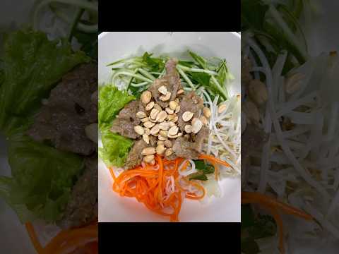 Bún thịt xào món thứ 48 #shorts #cooking #food #shortvideo #viralvideo