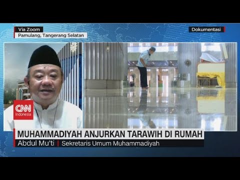 Muhammadiyah Anjurkan Tarawih di Rumah
