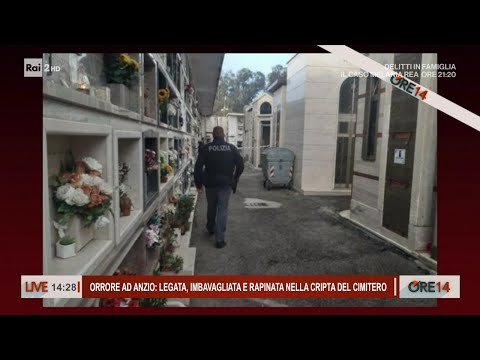 Anzio: legata, imbavagliata e rapinata nella cripta del cimitero - Ore 14 del 26/10/2023