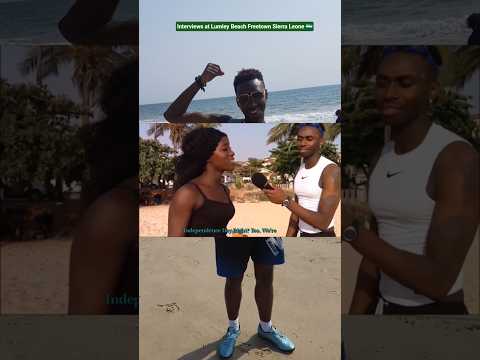 Interviews at Lumley Beach, Sierra Leone Freetown 🇸🇱 #sierraleone #freetown #africa