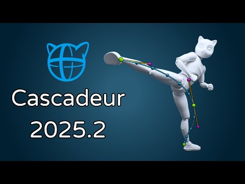 Cascadeur 2025.2 live demo – Try New Features with Free Scene Files