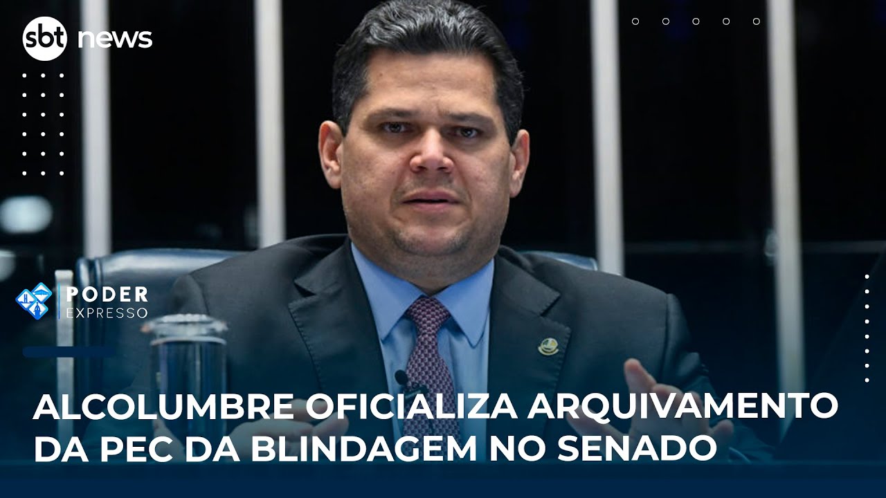 Alcolumbre oficializa arquivamento da PEC da Blindagem no Senado | SBT News