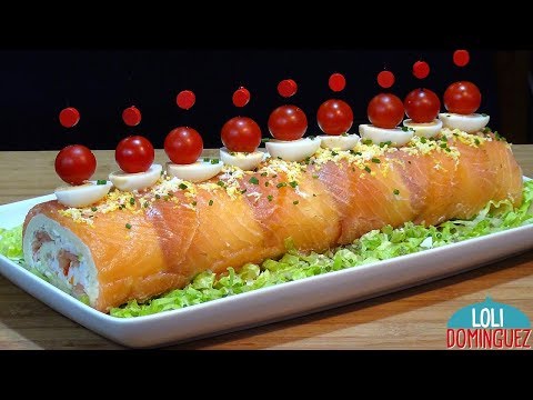 TRONCO DE SALMÓN EN PAN DE MOLDE ESPECIAL NAVIDAD - Recetas paso a paso, tutorial. Loli Domínguez - UC5ONfXPjWgqElh0NZaRJ1tg