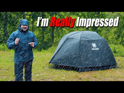 Impressive Performance - Waterproof Testing the OneTigris Stella Tent - Test Night