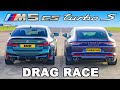 BMW M5 CS v Porsche Panamera Turbo S DRAG RACE