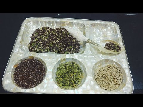 Alsi Khaane ka Sahi tareeka or Alsi k faide | Alsi seeds with sunflower and pumpkin seeds - UCfuCl8Lnx2qomjt2SGLxXdw